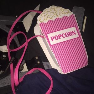 Pink Popcorn Bag Doll Purse